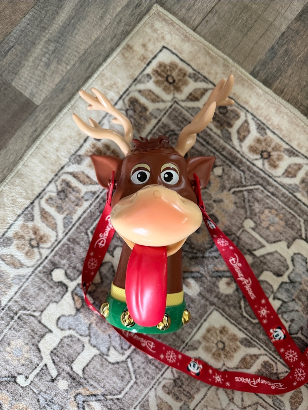Disney Cruise/Parks Reindeer Sipper with Jingle Bells